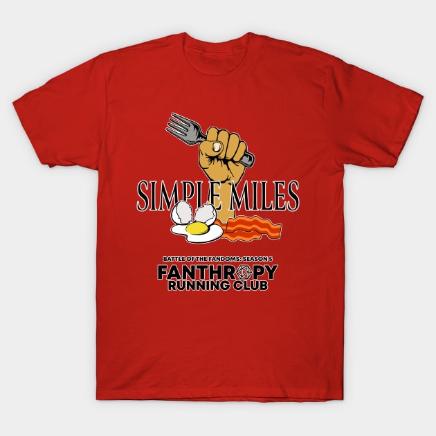 Simple Miles T-Shirt by Fans of Fanthropy